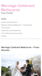 Mobile Screenshot of marriage-celebrant-melbourne.com
