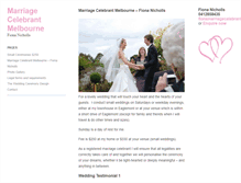 Tablet Screenshot of marriage-celebrant-melbourne.com
